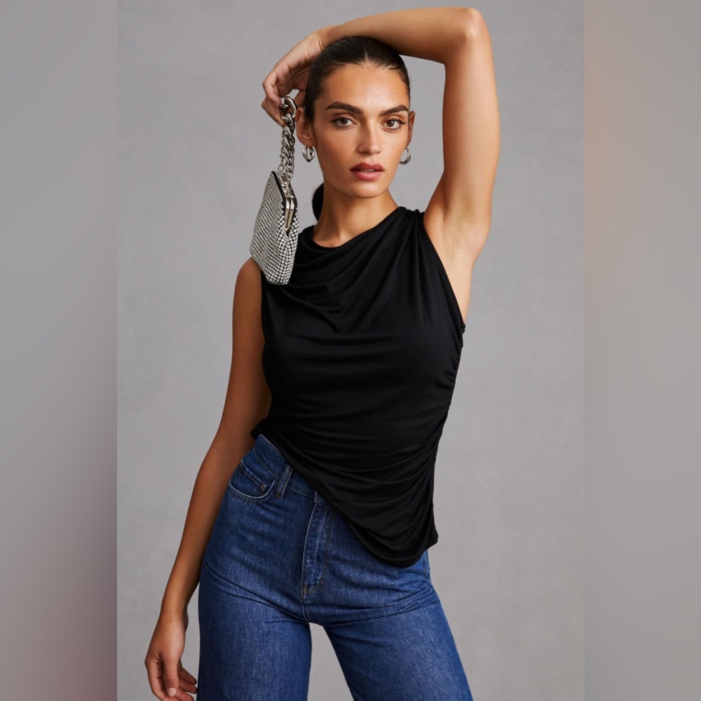 Anthropologie - Lea & Viola Draped Sleeveless Top